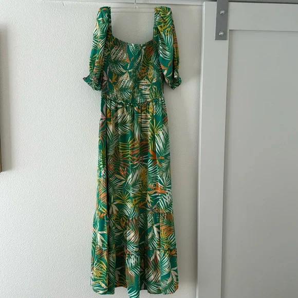 Betsey Johnson | Dresses | Betsey Johnson Tropical Print Maxi Dress M |  Poshmark